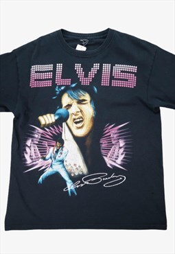 Elvis T-Shirt Black Medium