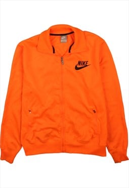 Vintage 90's Nike Sweatshirt Swoosh Full Zip Up Orange