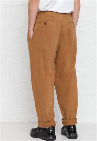 VINTAGE BROWN HUGO BOSS TROUSERS BOTTOMS
