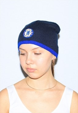 Vintage 00s Chelsea F.C. beanie in black