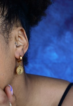 Queen Jubilee Gold Earrings