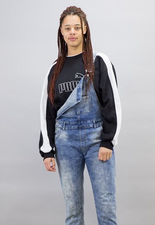 90'S DENIM DUNGAREES