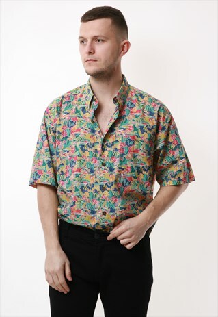 90S DOLCE & GABBANA VINTAGE COTTON SHIRT 16854