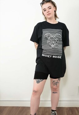 Mickey Mouse Joy Division T-shirt Size L