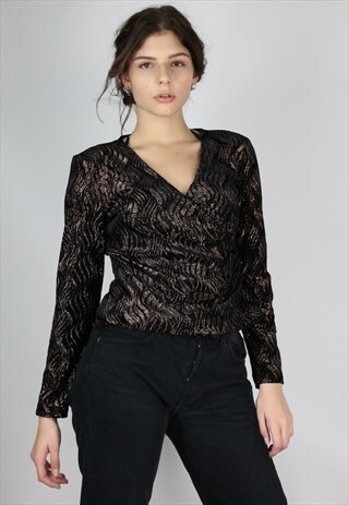 VINTAGE 90S VELVET JUMPER