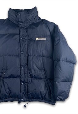Vintage Lotto 1990s Spellout Navy Puffer Jacket (L)