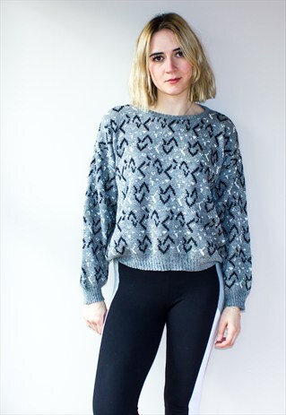 VINTAGE 80'S KNITTED JUMPER