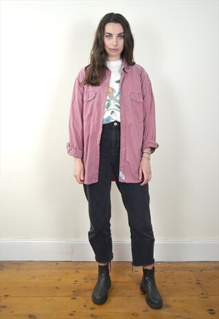 90'S VINTAGE DUSTY PINK LEVI'S LONG SLEEVE SHIRT