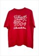 VINTAGE NEW BALANCE 00 TSHIRT12KM IN RED M