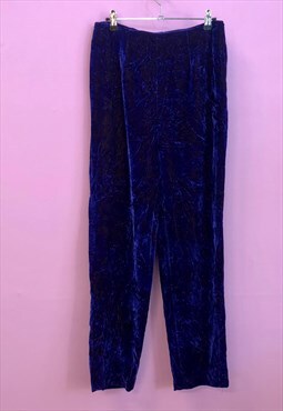 Vintage 1990s Diane Von Furstenberg velvet trousers 