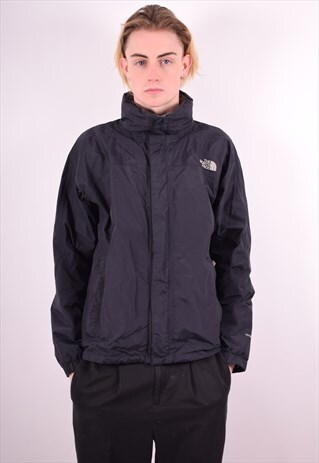 THE NORTH FACE MENS VINTAGE RAIN JACKET MEDIUM BLACK 90S