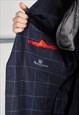 VINTAGE AQUASCUTUM BLAZER JACKET IN NAVY OVERSIZED SUIT 42R