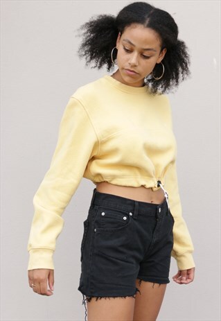 VINTAGE REWORKED CROPPED IZOD SWEATSHIRT Z101