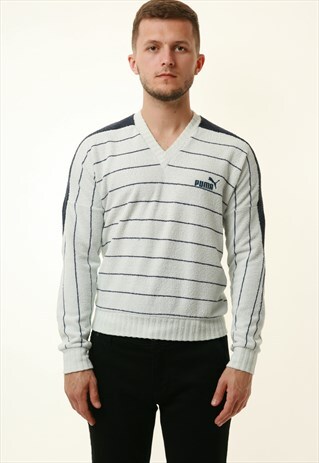 90S VINTAGE OLDSCHOOL PUMA COTTON/P SWEATSHIRT 16144