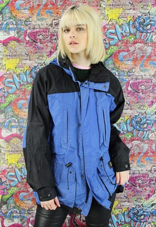VINTAGE 90S SHELL JACKET/WINDBREAKER. UNISEX SPORTSWEAR.