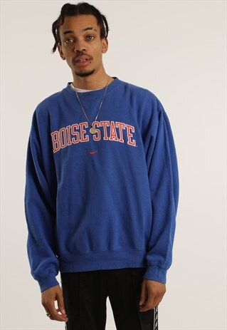 VINTAGE NIKE EMBROIDERED LOGO SWEATSHIRT