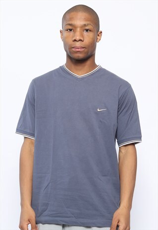 VINTAGE NIKE LOGO T-SHIRT BLUE