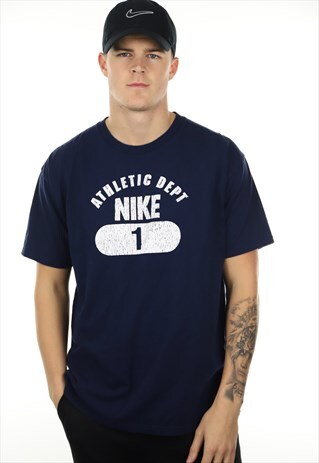 VINTAGE NIKE T SHIRT BLUE