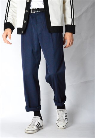 VINTAGE 90S NAVY BLUE PANTS