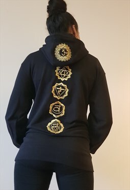 Chakra Hoodie Embroidered (Gold Edition)
