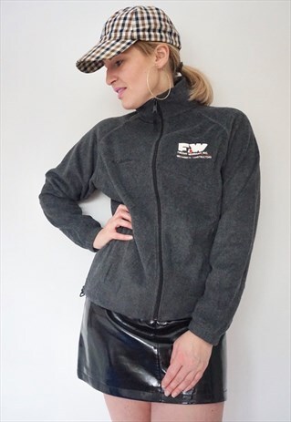90S RETRO ZIP UP FLEECE
