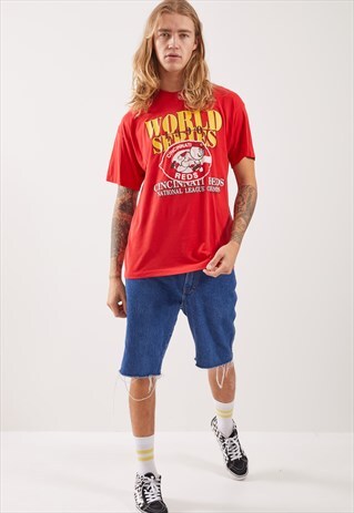 VINTAGE CINCINNATI REDS GRAPHIC T-SHIRT