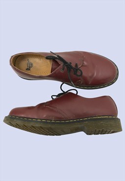Red Maroon Shoes Mens UK11 Genuine Leather Lace Up