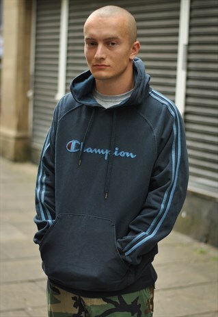 VINTAGE CHAMPION SPELL OUT HOODIE