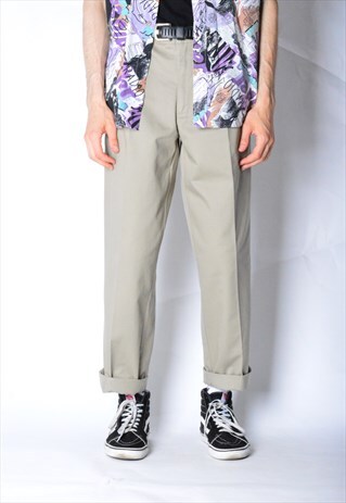 VINTAGE 90S BEIGE CHINOS PANTS