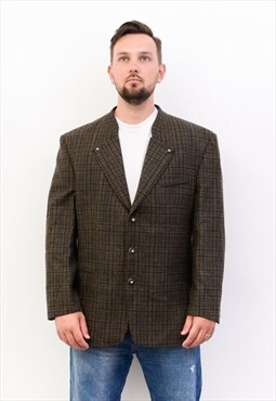 Linea Massima Vintage Trachten UK 44 Wool Blazer Coat Jacket