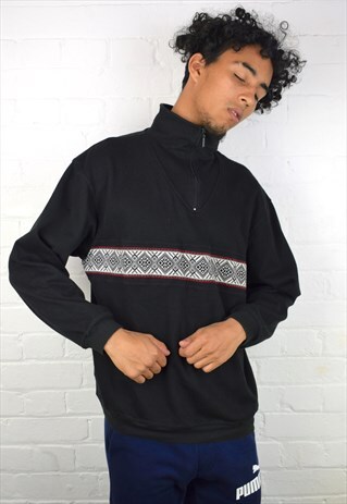 VINTAGE 90'S 1/4 ZIP JUMPER