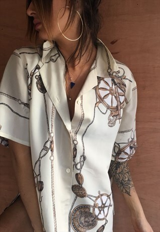 OVERSIZED RETRO 90S 80S VINTAGE UNISEX FESTIVAL SHIR