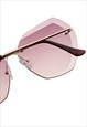OVERSIZED BUTTERFLY WITH ROSE GOLD FRAME