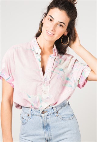VINTAGE 80S HAWAIIAN SHIRT / S1635