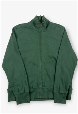Vintage EDDIE BAUER Zip Sweatshirt Dark Green XL BV15582