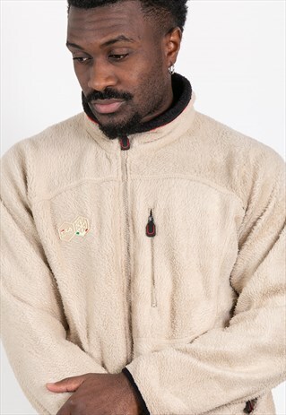 VINTAGE 80S FILA OVERSIZE FLEECE JACKET PASTEL SP211009