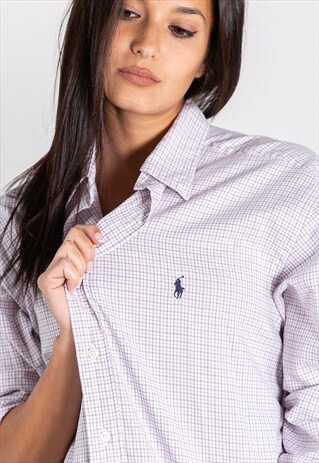 VINTAGE 80S POLO RALPH LAUREN SHIRT / S9206