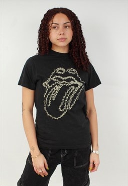 "Vintage rolling stones navy graphic t shirt