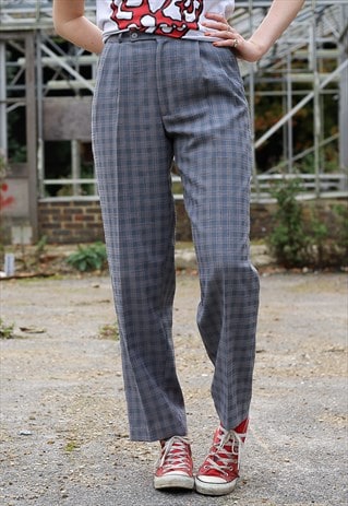 VINTAGE CHECK TROUSERS