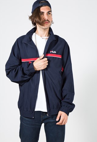 VINTAGE 80S FILA SHELL SPORT JACKET / S1435