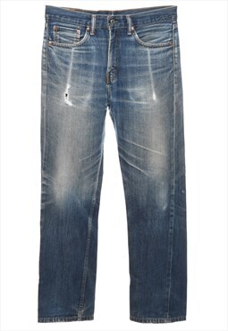 Vintage Levis 505 Faded Wash Distressed Jeans - W34 L33
