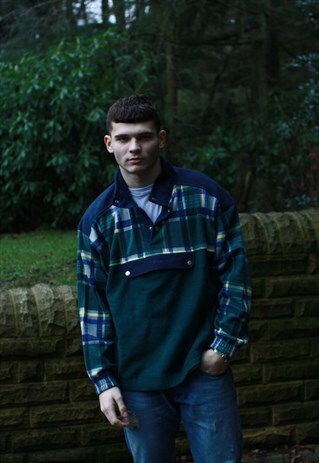 VINTAGE FILA MAGIC LINE 1/4 BUTTON FLEECE