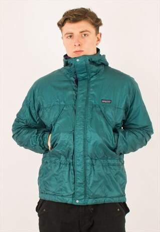VINTAGE TEAL PATAGONIA JACKET COAT MEDIUM