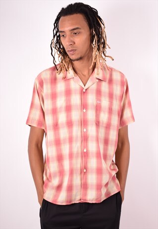 LEVI'S MENS VINTAGE SHIRT LARGE MULTI CHECK 90S