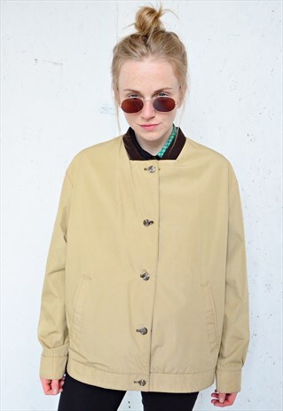 VINTAGE 80S REVERSIBLE BOMBER JACKET