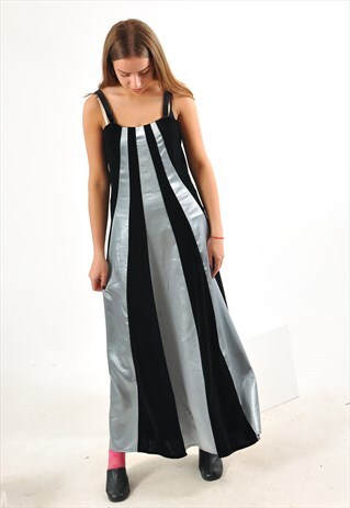 VINTAGE 90'S MAXI VELVET EVENING DRESS