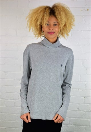 VINTAGE 90'S RALPH LAUREN POLO NECK TOP