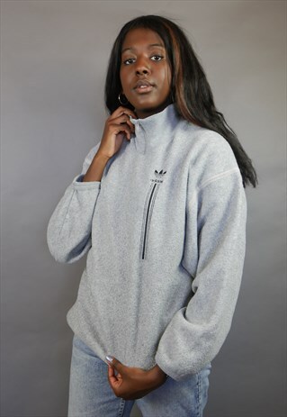GREY ADIDAS ORIGINALS FLEECE