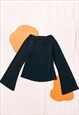 Vintage Y2K Top Flare Sleeve Whimsigoth