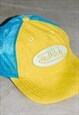 VINTAGE Y2K VON DUTCH TEXTURED TRUCKER CAP IN YELLOW